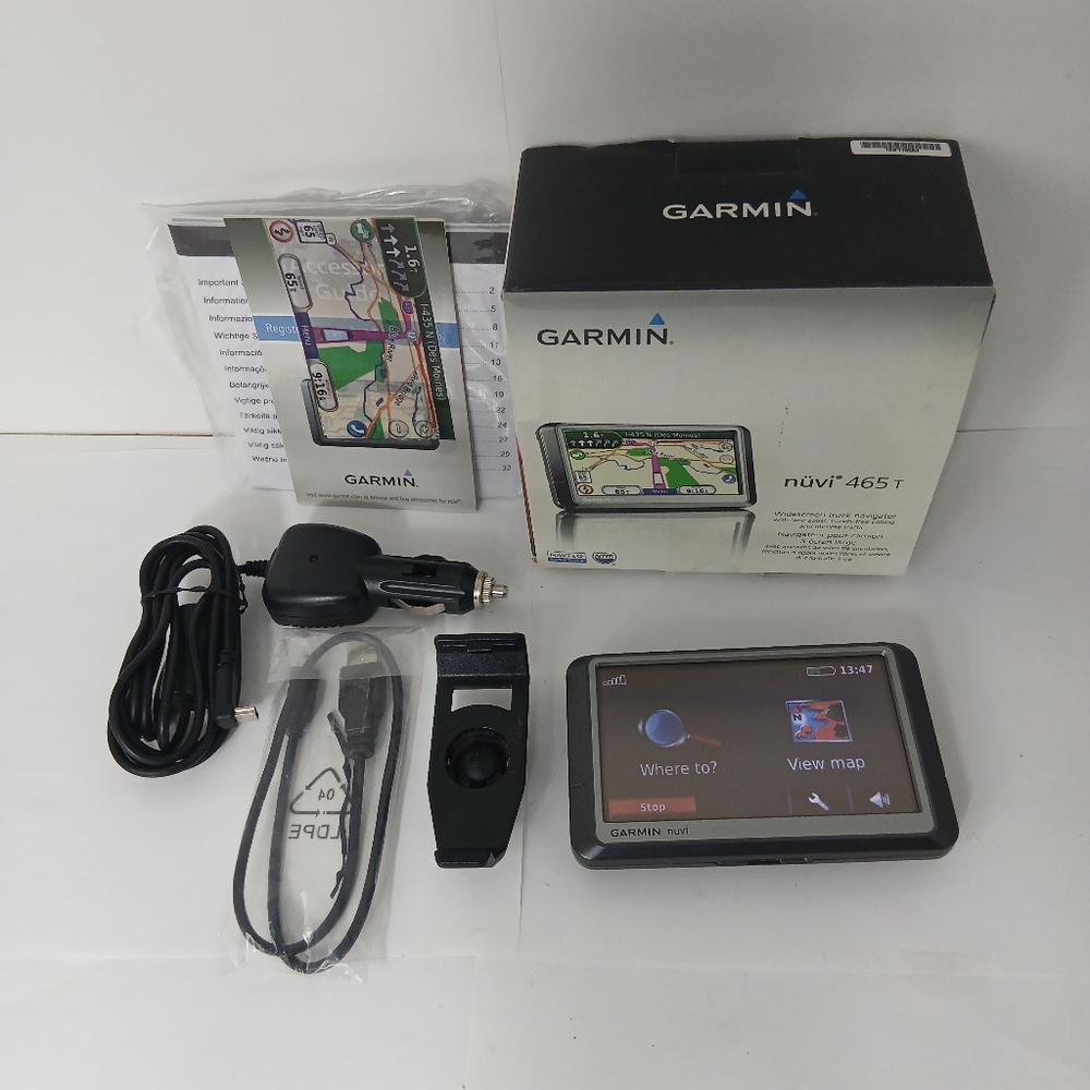 Garmin nüvi 465T GPS Navigator - Black